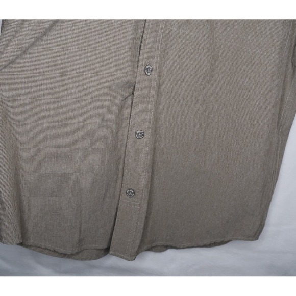 Duluth Trading Co Men's M Check Button Down Shirt Short Sleeve Cotton Outdoor - Picture 6 of 9